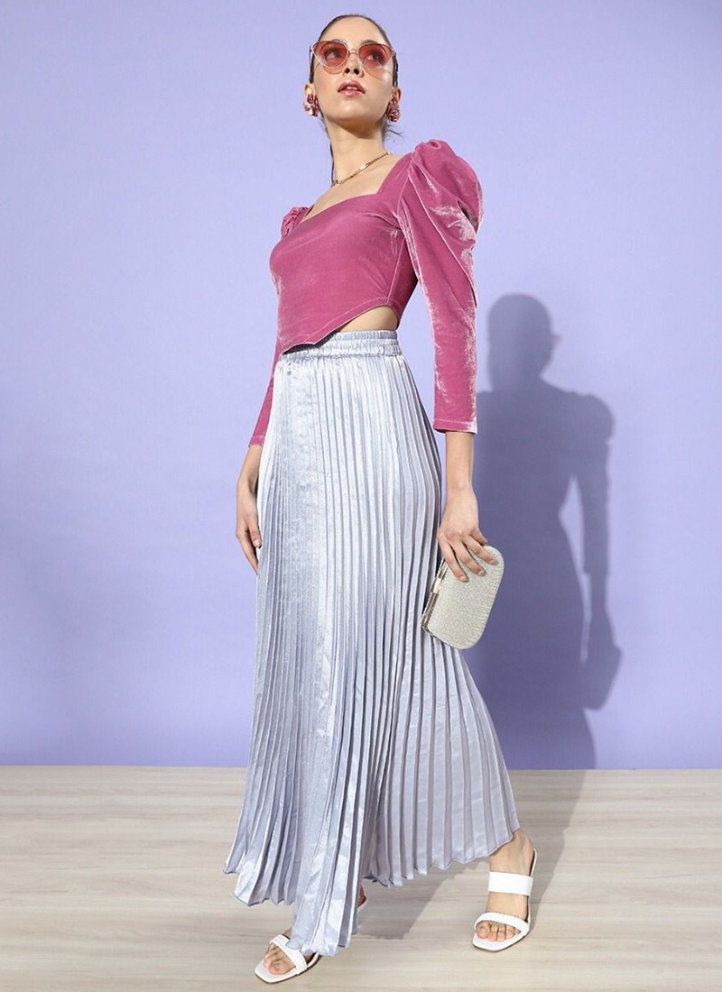 Gray 2025 skirt fancy